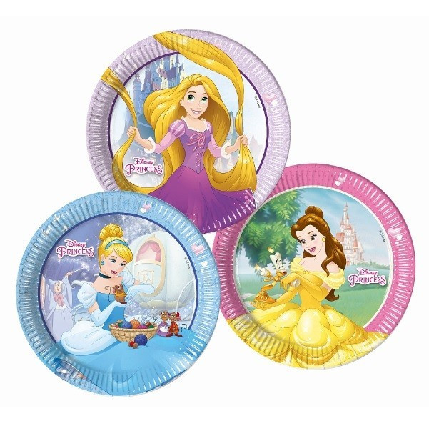 Piatto Per Festa Principessa 23cm – Licenza Ufficiale