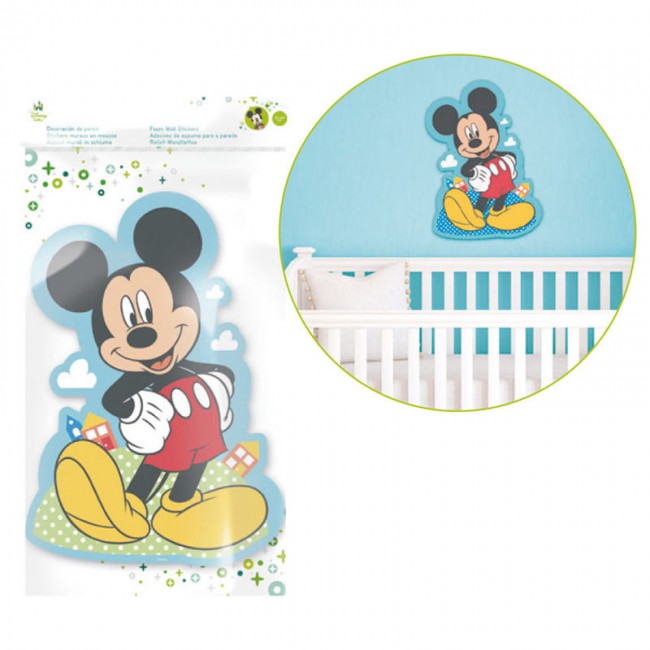 Adesivo de Espuma Mickey 3D 50cm Loja da Criança