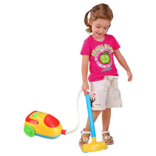 Aspirateur Jouet électrique 2 En 1 PlayGo - Avec Lumière Et Son, Pour Enfants à Partir De 3 Ans