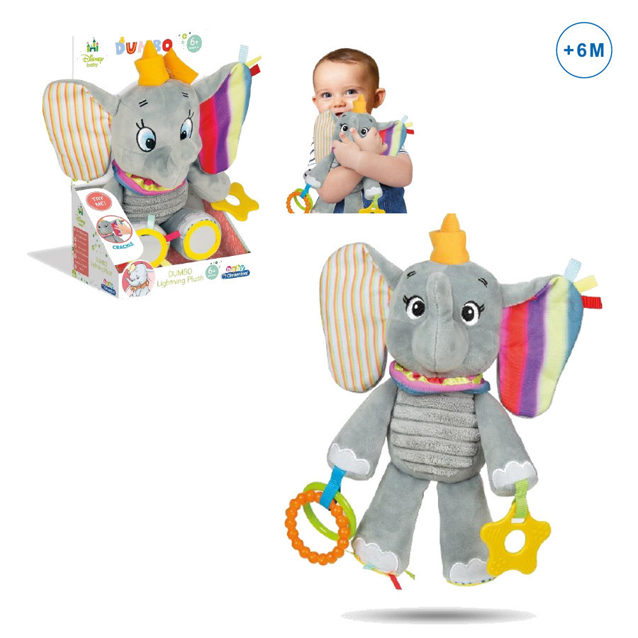 Baby Clementoni Peluche Atividades Dumbo | Loja da Criança
