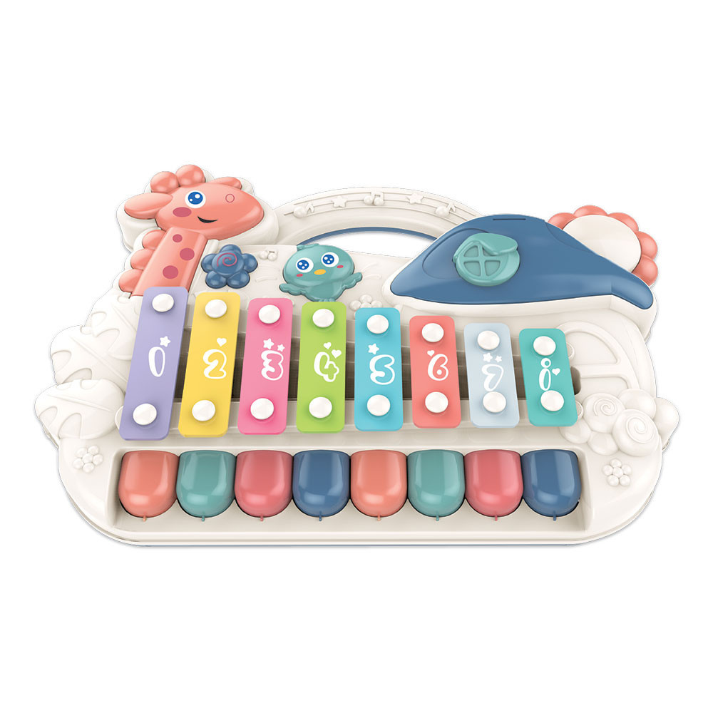 Piano Baby Xilofone C/ Baqueta Teclado Infantil Para Bebês - Dupari