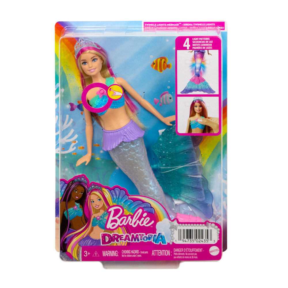 Barbie Color Reveal Sereia Arco-íris, Mattel 