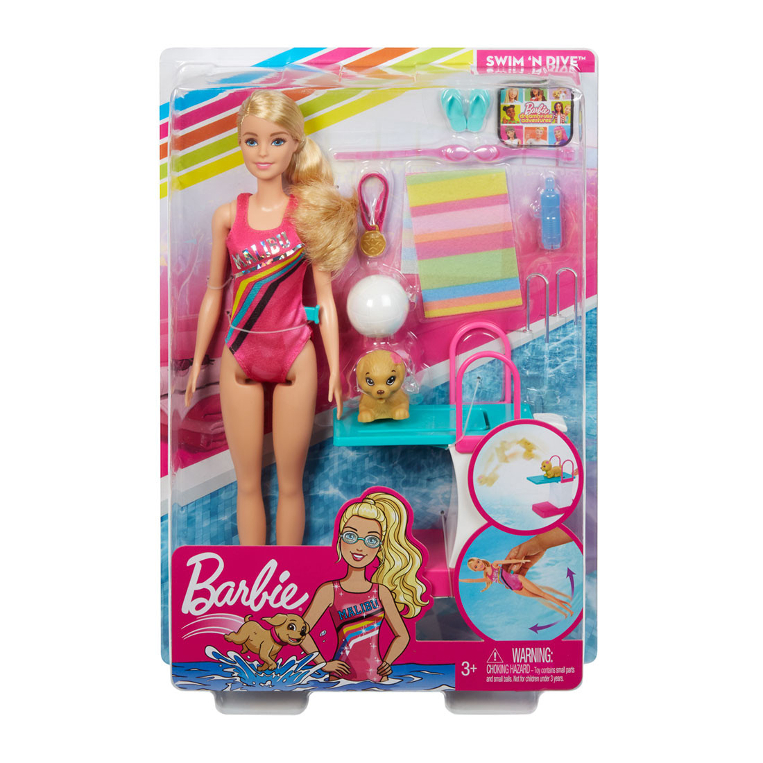 Barbie Dreamhouse Adventures Conjunto de jogos de futebol de boneca