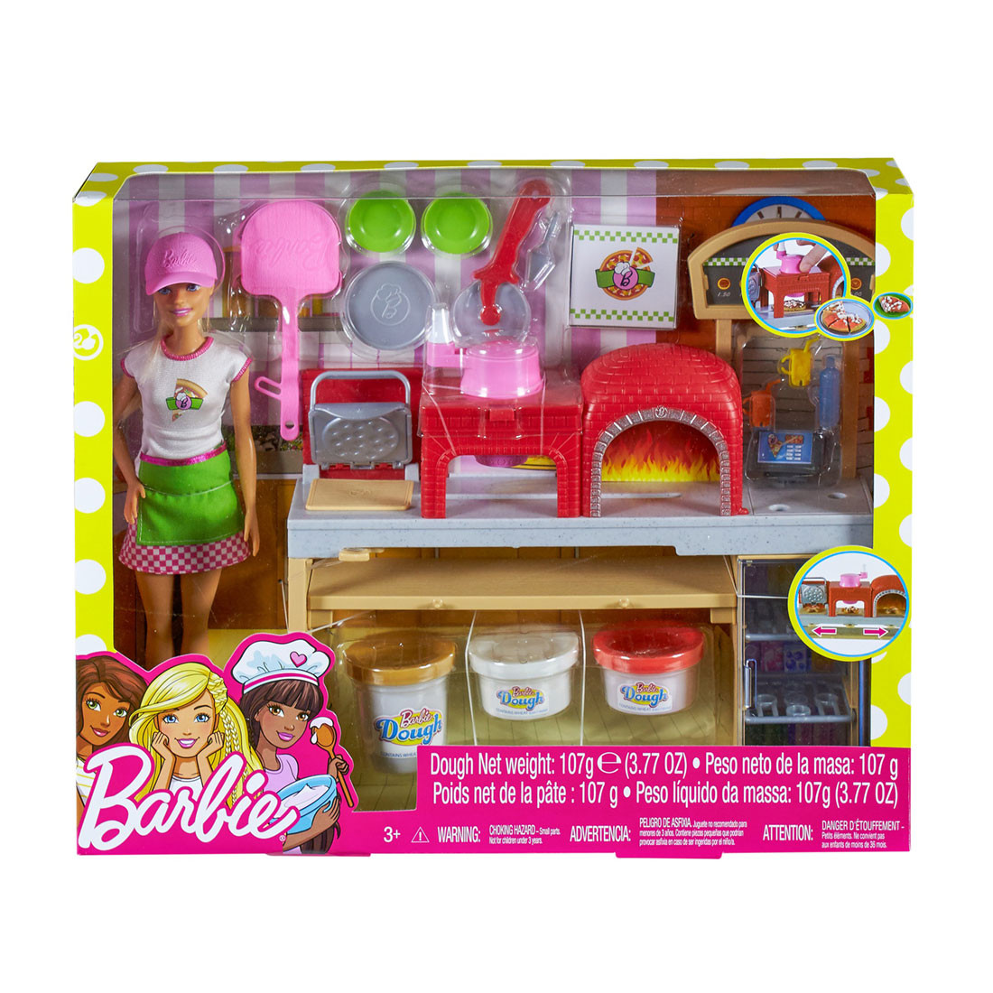 Boneca Barbie Brinquedo Infantil Chef Pizzaiola Playset - Chic Outlet -  Economize com estilo!