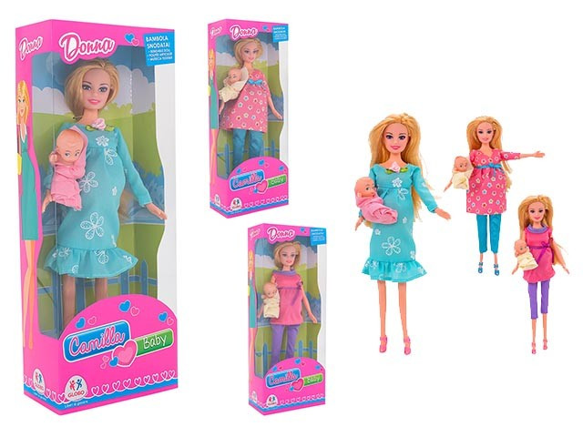 Brinquedo infantil menina boneca Barbie gravida