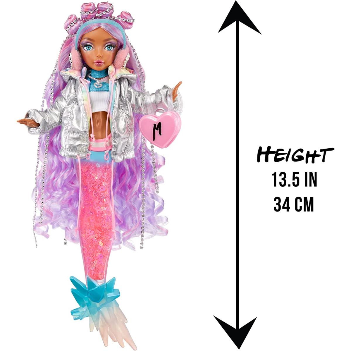 Boneca Articulada com Acessórios - Mermaze Mermaidz - Sereia Harmonique -  Mga