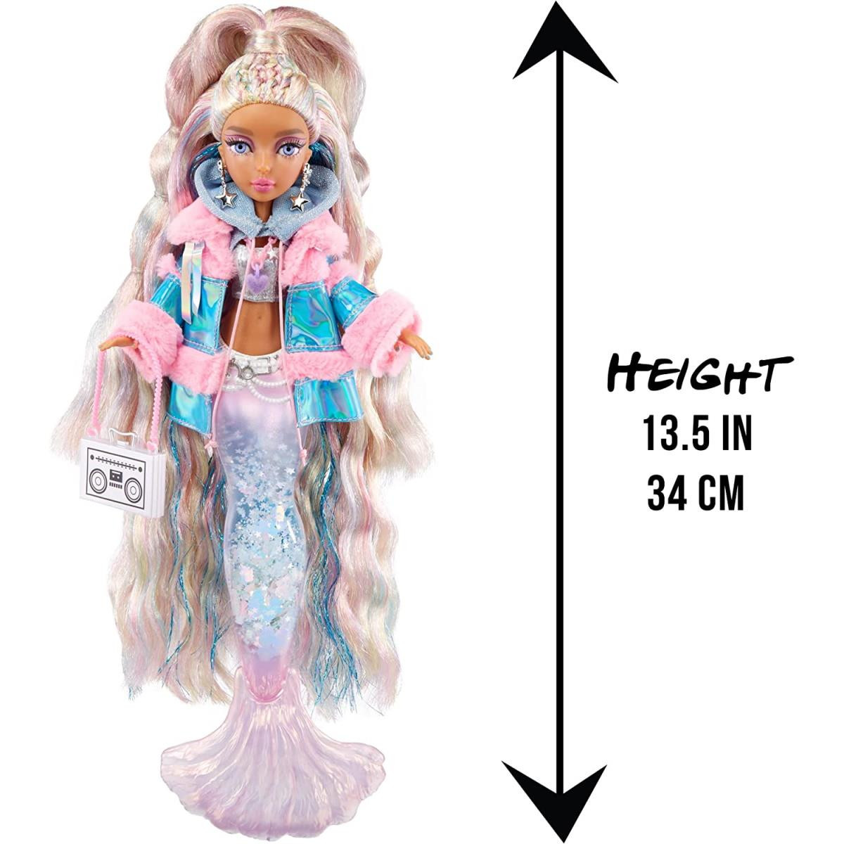 Boneca Articulada com Acessórios - Mermaze Mermaidz - Sereia Harmonique -  Mga