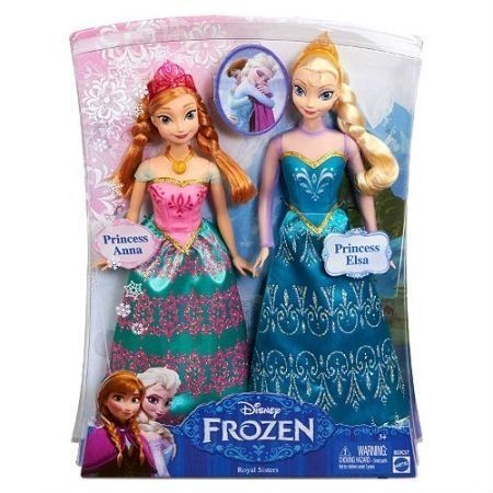 Bonecas Elsa e Ana Frozen - Festa de Coroação
