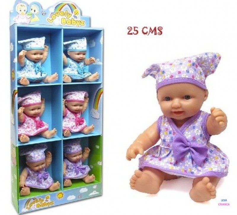 Bonecos Bebe Careca Ref 9610 Pack De 3 Unidades Loja Da Crianca