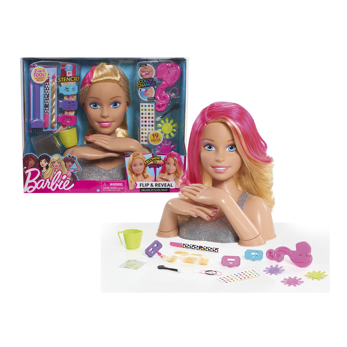 Barbie Boneca De Meninas Busto Acessórios Infantil