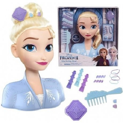 Boneca Cabeça Busto Frozen 2 Disney Elsa + Maquiagem em Promoção na  Americanas