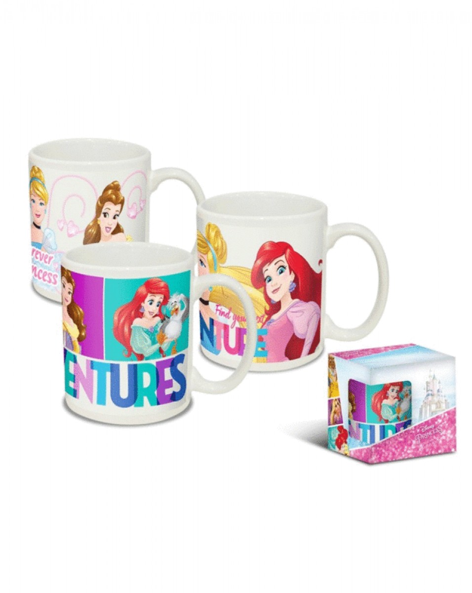 Caneca cerâmica Princesas Sortido