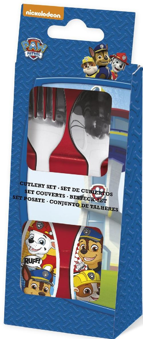 Conjunto Talheres Metálicos Patrulha Pata