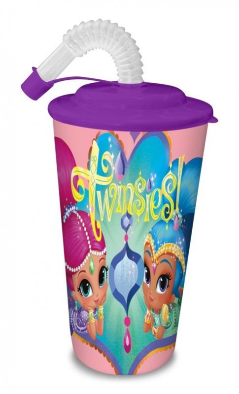 Shimmer And Shine – Vaso In Plastica Con Personaggi, Giocattolo Ufficiale, 2+ Anni