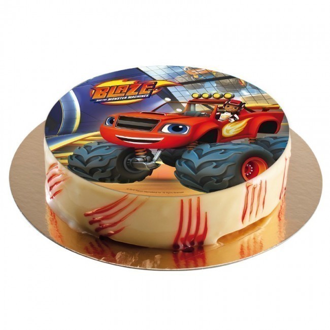 Bolo Carros (Disney - Cars Cake), O carrinho do bolo é de b…