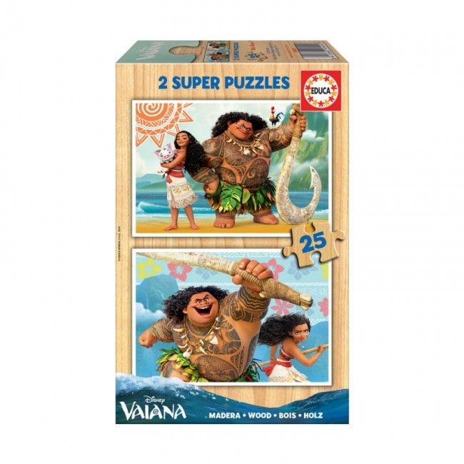 Comprar Puzzle Educa Princesas Disney de 2 x 25 Peças de madeira