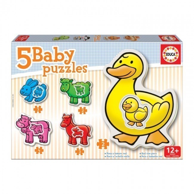 Educa - 5 Baby Puzzles A Quinta | Loja da Criança