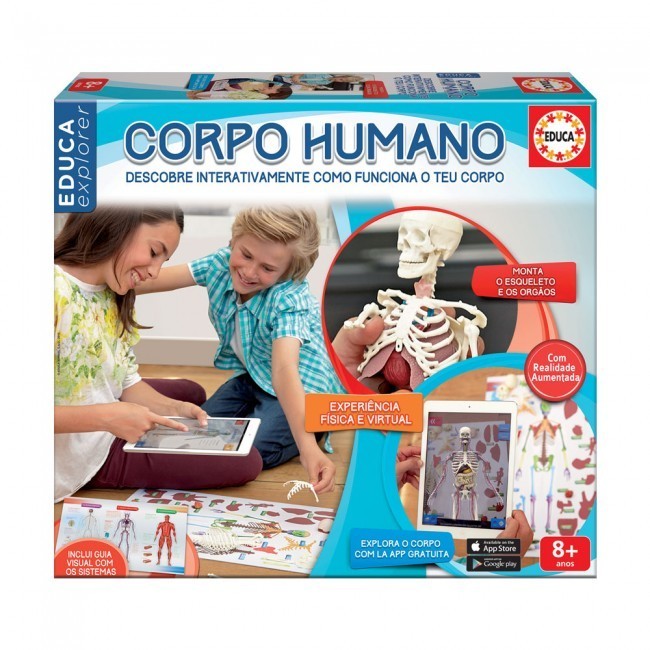 Educa Borras - Jogo educativo: Aprende sobre o corpo humano ㅤ, Jogos  educativos