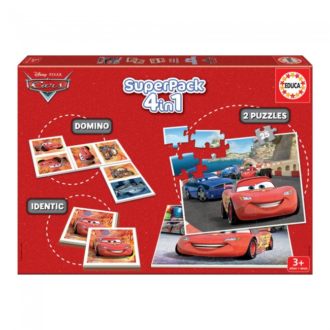 EDUCA SUPERPACK DISNEY CARS 2 | Loja da Criança