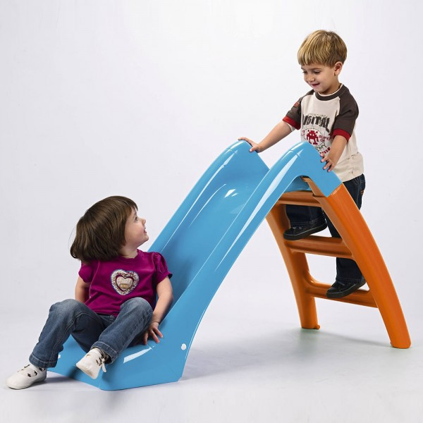 Escorrega infantil Funny Slide Cinzento