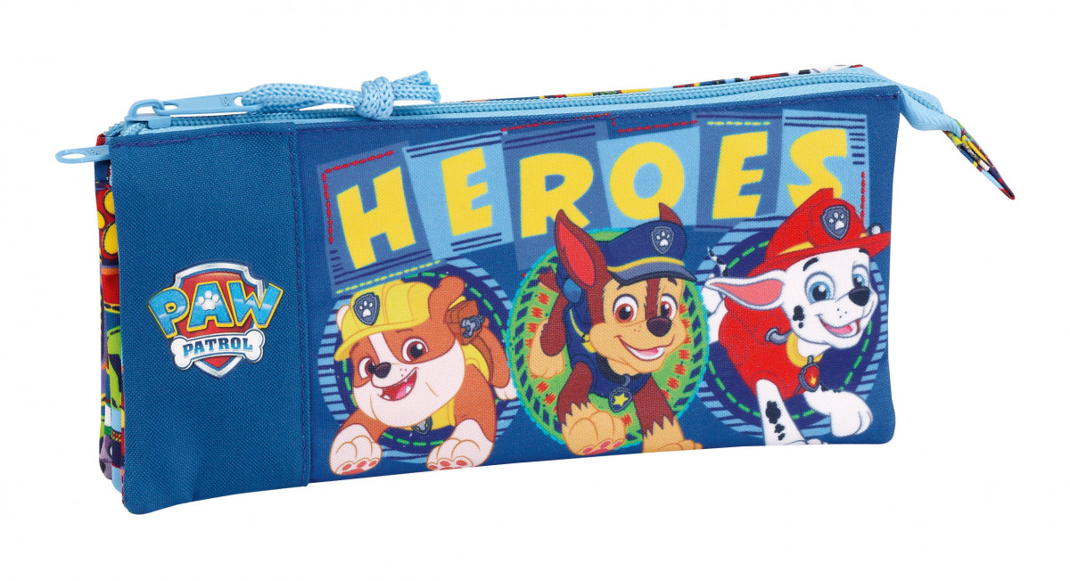 Estojo triplo Patrulha Pata Heroes