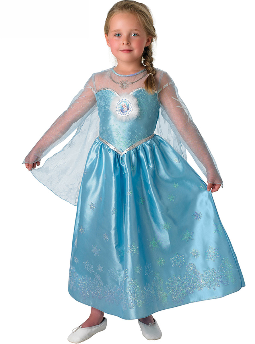 Roupa para Boneca de Pano tema Frozen Elsa e a Anna - Vestido em