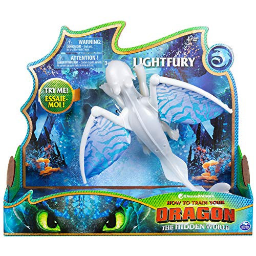 Figura Dragão Deluxe Lightfury Como Treinar o teu Dragão