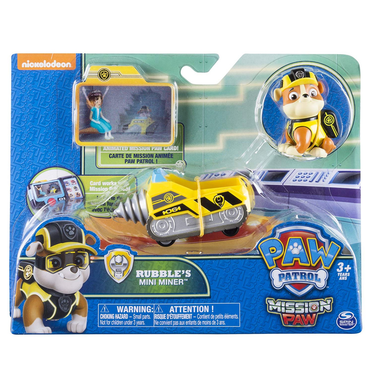 Paw Patrol - Patrulha Pata - Mini Veículo com Figura - Concentra - Envio Aleatório