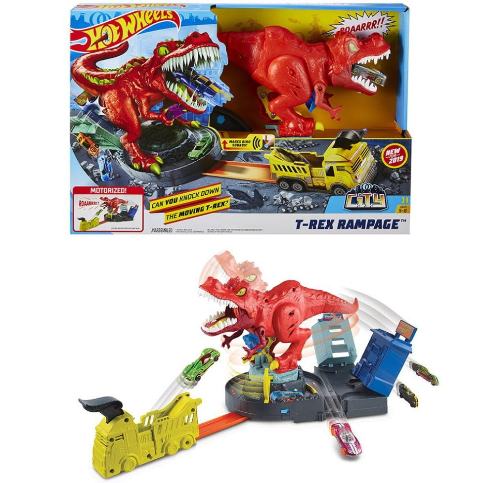 Hot Wheels T.Rex Rampage Track Set