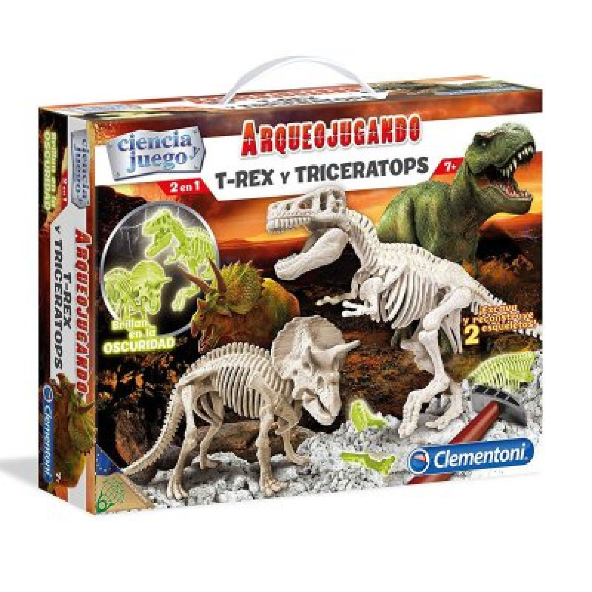 Puzzle de Madeira para Pintar com 5 Marcadores (Dinossauro)