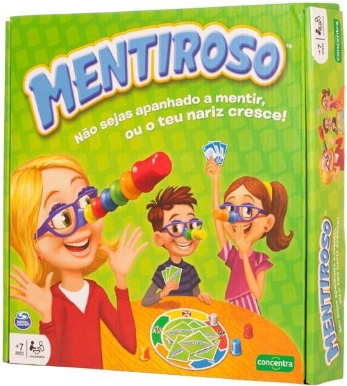 Jogo de Tabuleiro Concentra Mentiroso