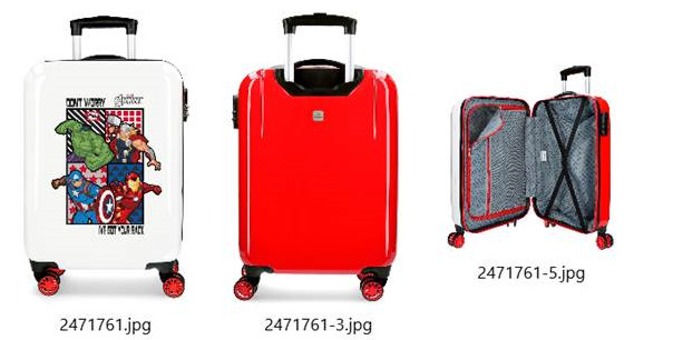 Mala Trolley Viagem ABS 55cm Avengers 