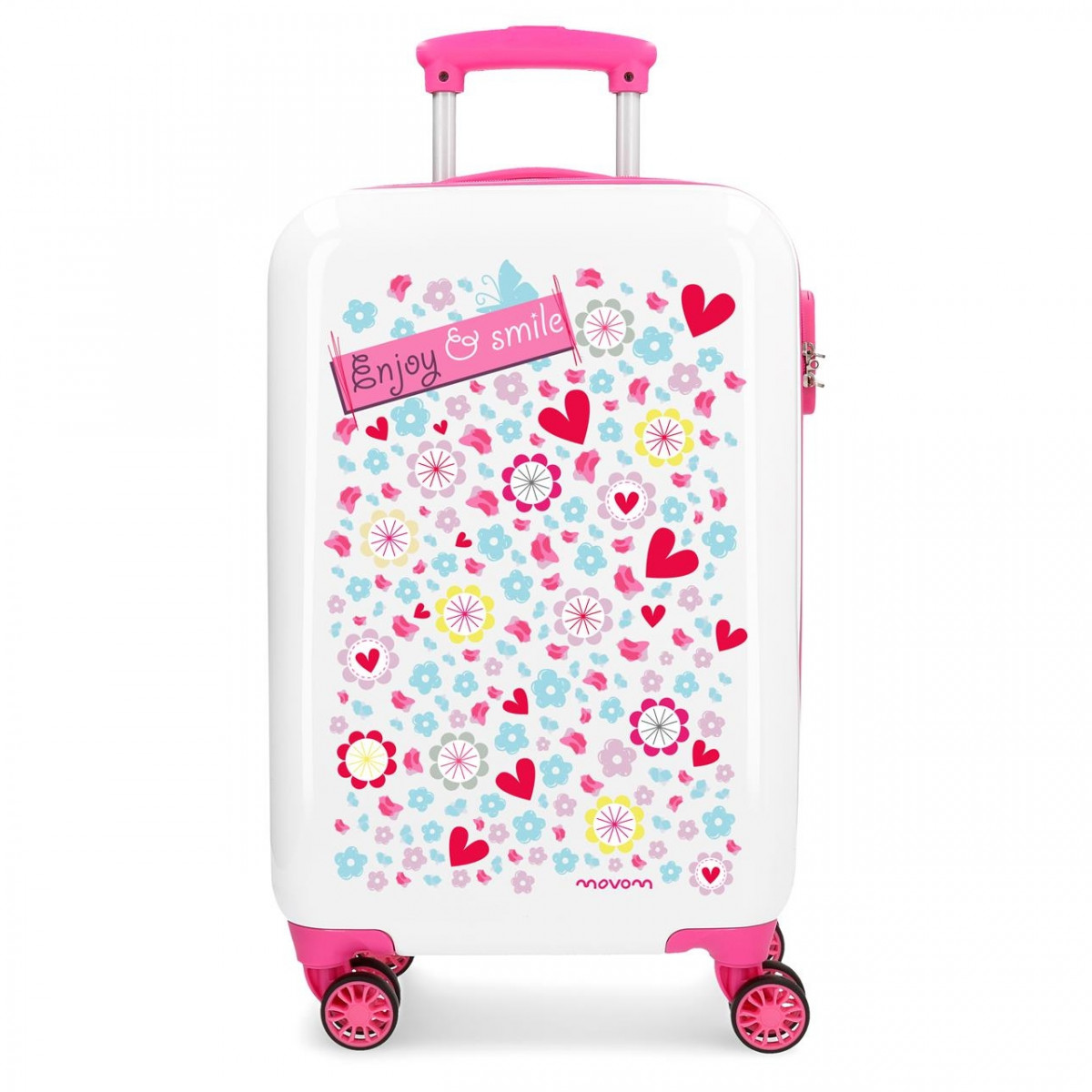 Mala Trolley Viagem ABS 55cm Enjoy and Smile