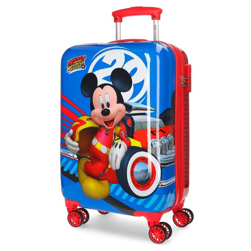 Mala Trolley Viagem ABS 55cm Mickey Super Pilotos
