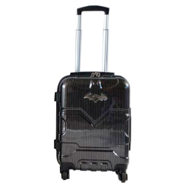 Mala Trolley viagem preta c/ ABS 65cm Batman s