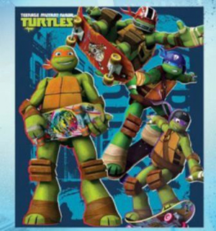 manta polar tartarugas ninja skate loja da criança