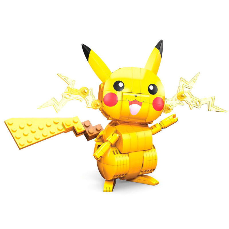 Mattel - Pokemon - Construção de Aventuras Pokémon Pikachu na