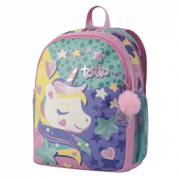 Mochila Escolar 40cm Totto Unicórnio | Loja da Criança