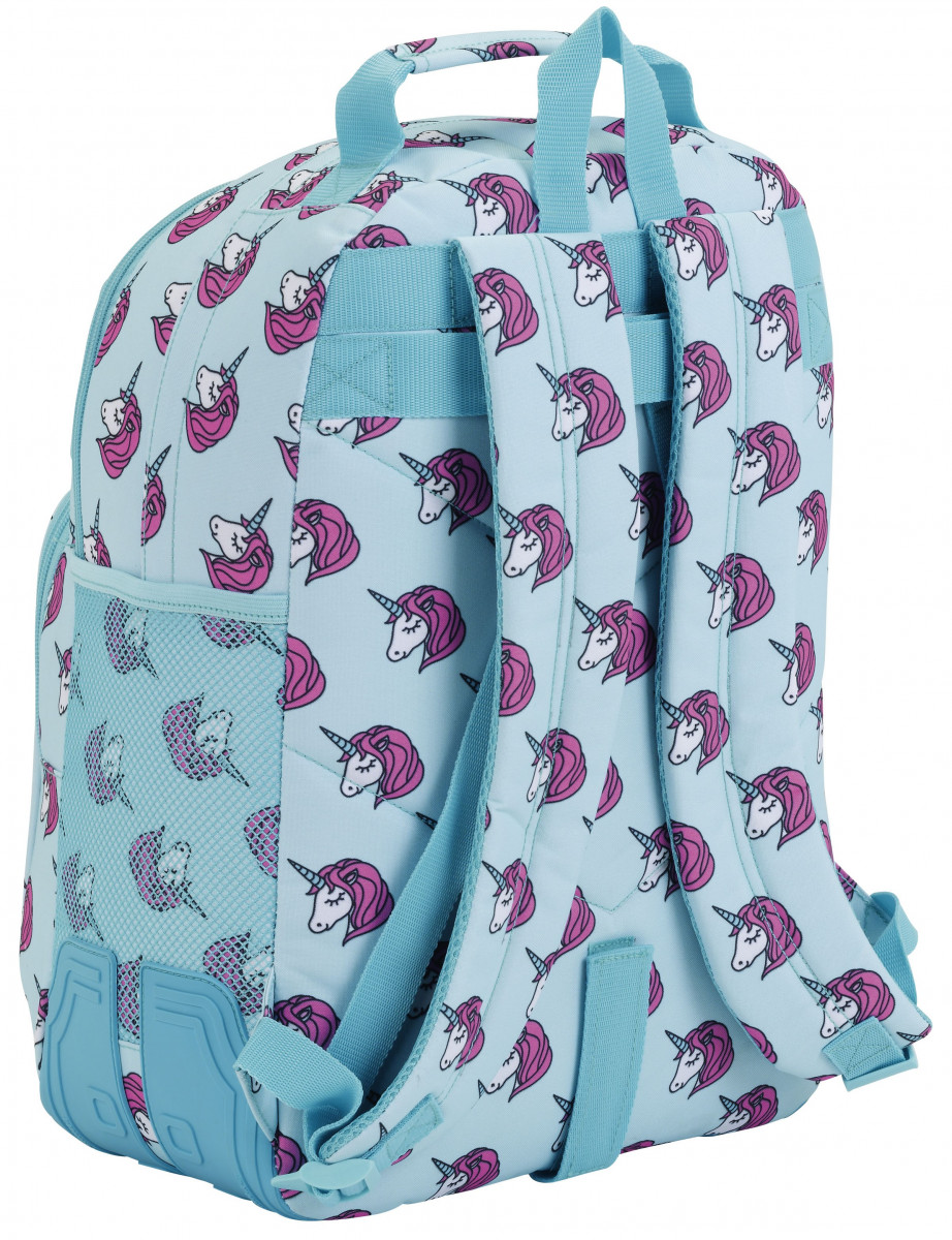 Mochila escolar 42cm adap Moos Unicornio Loja da Crianca