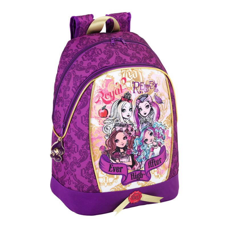Mochila escolar Ever After High 2 fechos adaptável a trolley | Loja da ...