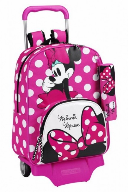 Mochila trolley escolar Disney Minnie Shy | Loja da Criança