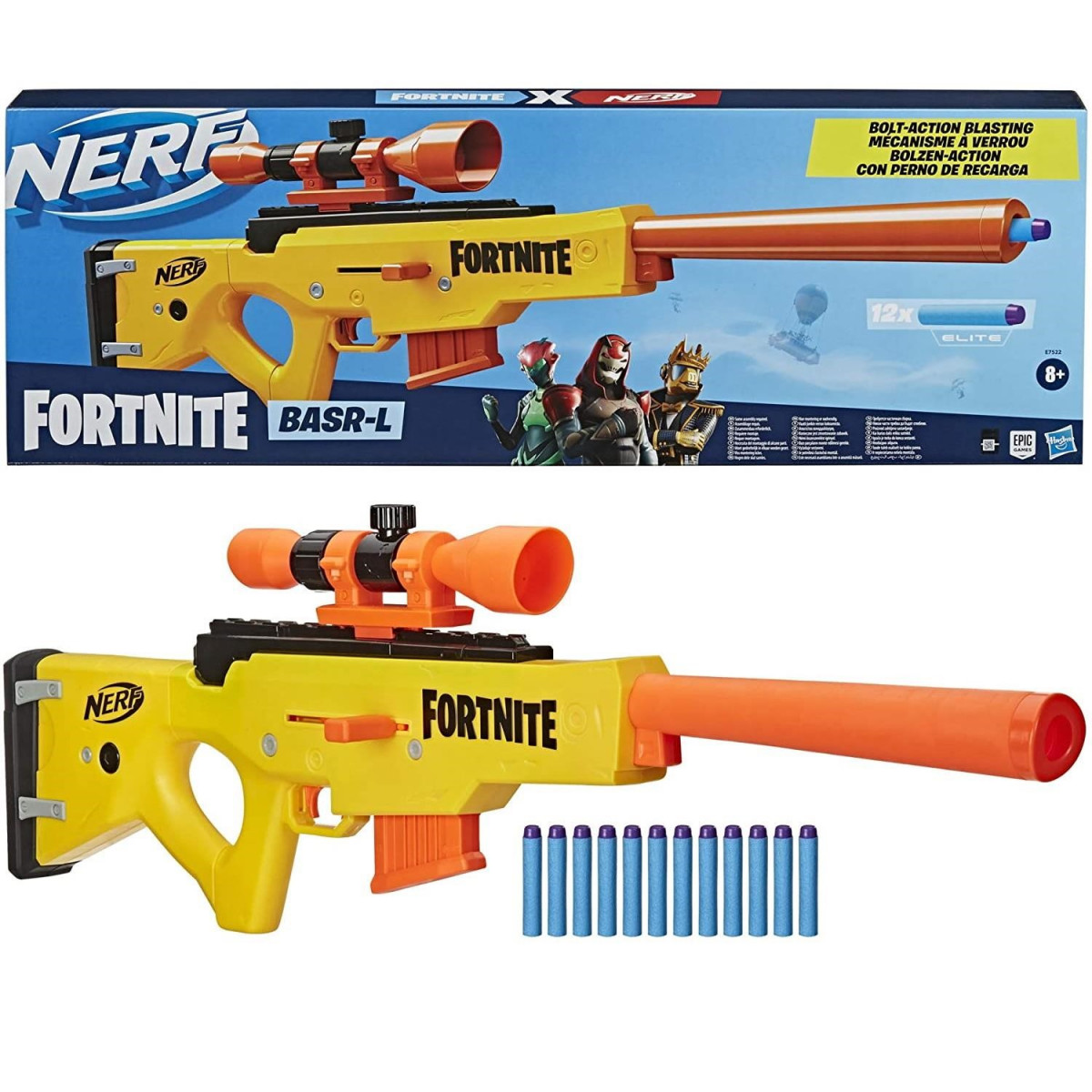 Nerf Atirador Com Mira