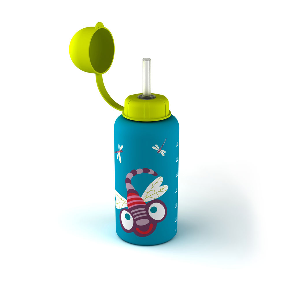 Garrafa com Tampa  Libélula 300 ml