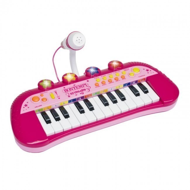 Super Teclado Piano Musical Infantil Bebe Educativo Sons Cor Mickey