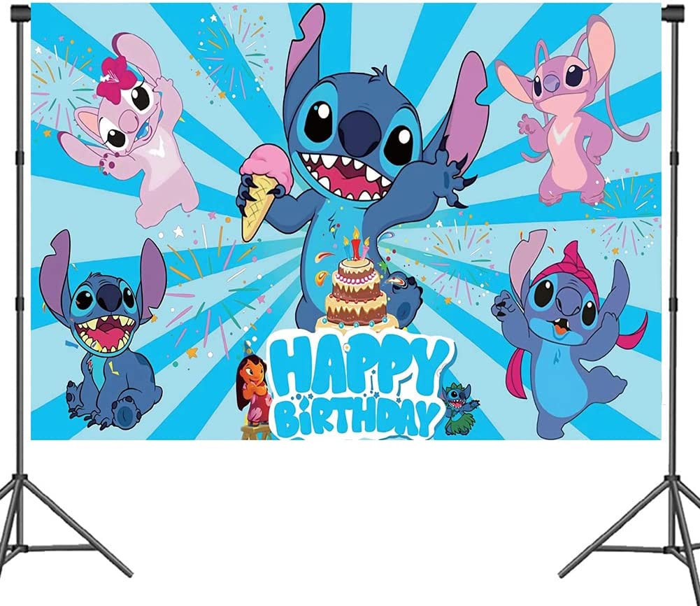 Capa Painel Lilo Stitch Filme Desenho