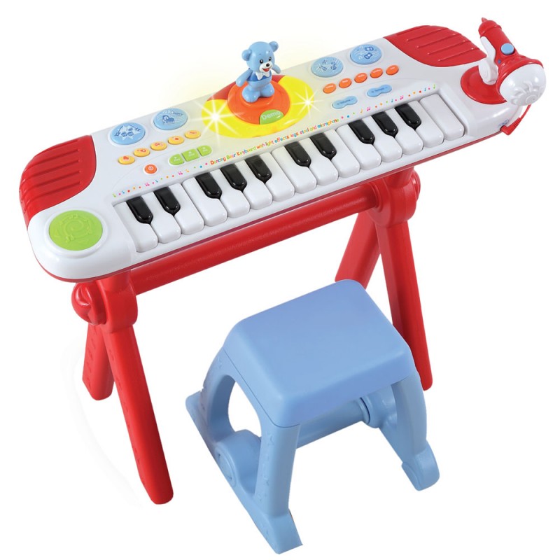 Piano Infantil Luzes e Sons 12m+
