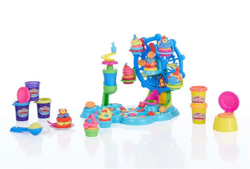 Play Doh Roda Gigante de Cupcakes plasticina Loja da Crianca