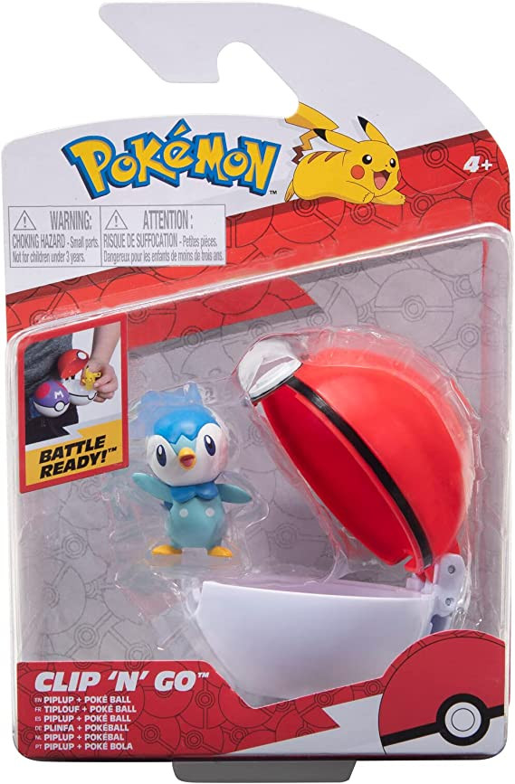Pokémon - Nest Ball Belt and Pokémon Figurine 5 cm - Random Model