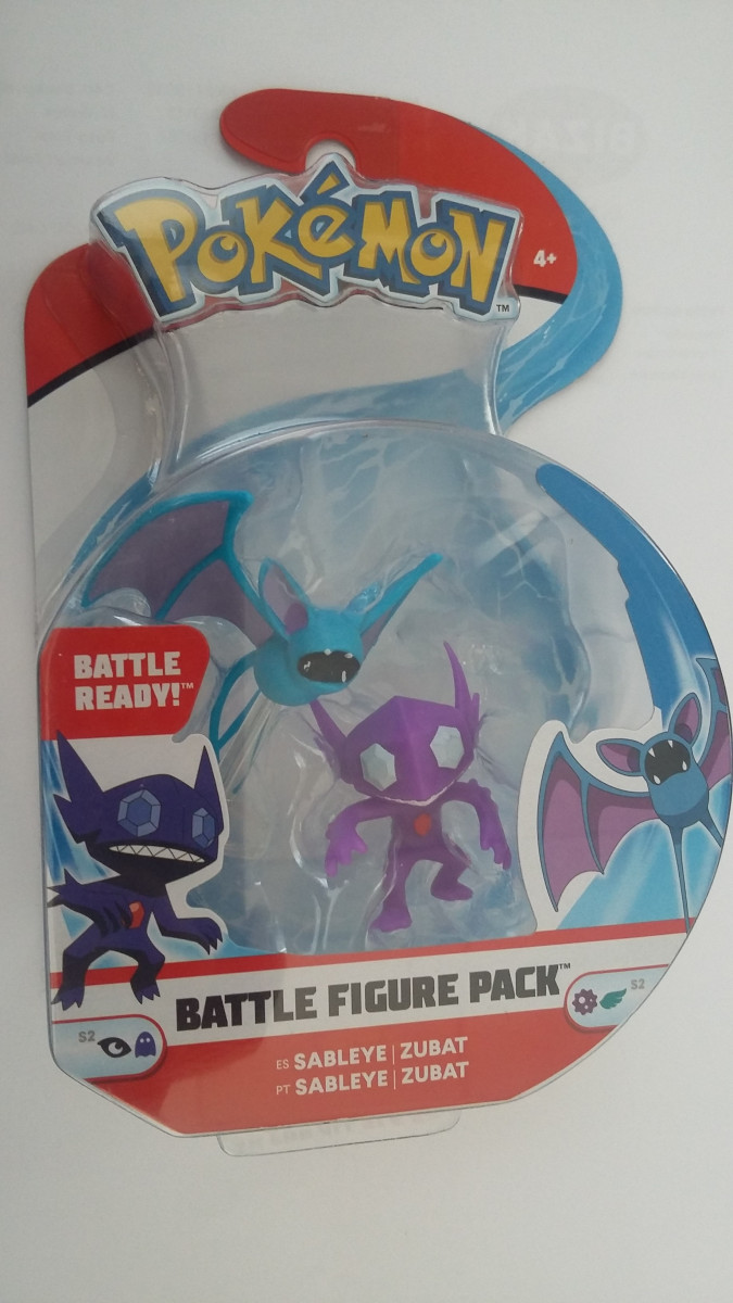 Pokémon Figura Combate Sableye vs Zubat | Loja da Criança