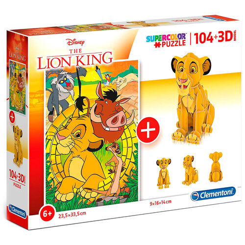 Crianças Puzzle Ímã Puzzle Leão Puzzle Para Crianças Puzzle de 3 Jo